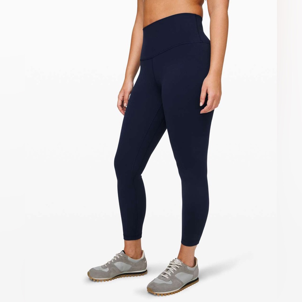 Lululemon Align Pant II 25" Inseam True Navy Blue High Rise Legging EUC Size 6